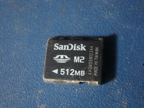 Cartão De Memória Sony Memorystick Micro M2 512mb Sandisk