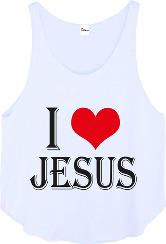 Imagem 2 de 4 de Camiseta Ou Baby Look I Love Jesus