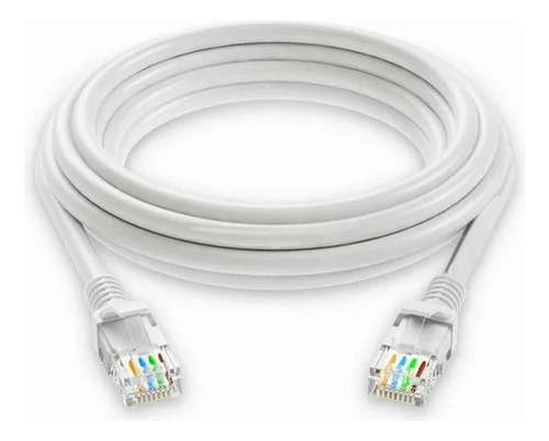 Cable De Red 15 Metros Cat6 Rj45 Para Internet Modem Pc Dvr