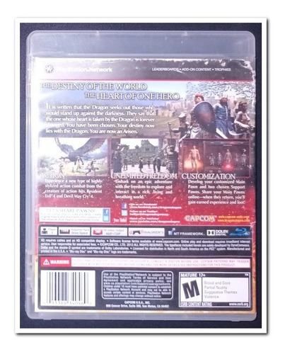 Juego Ps3 Dragon's Dogma, Físico (Usado)