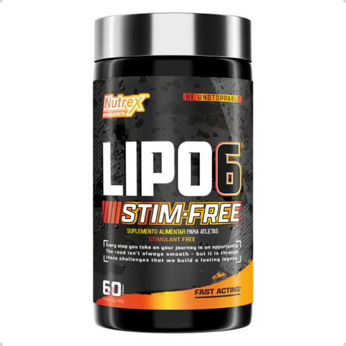 Thermo Lipo 6 Stim Free 60 Capsulas Nutrex Sabor Natural