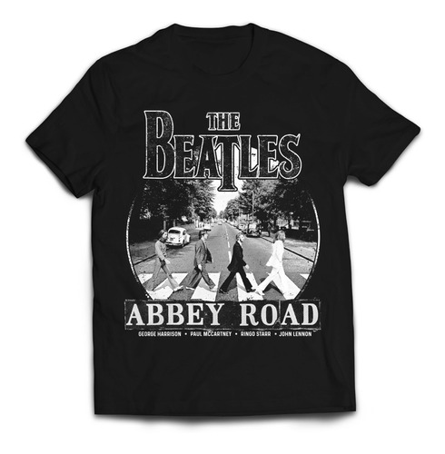 Camiseta Beatles Abbey Road Rock Activity