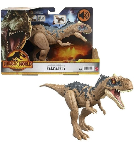 Jurassic World Dominion - Rajasaurus - Sonidos - Mattel -