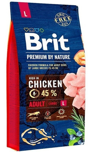 Alimento Perro Brit Premium Adulto Large 15kg. Np