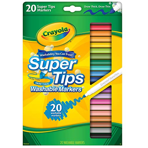 Marcadores Crayola Super Tips, Marcadores Para Libros De Col