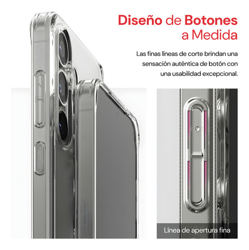 Funda Reforzada Para Samsung S25 Ringke Fusion Protectora Clear