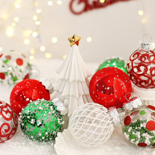 (b) Adornos De Bolas Navideñas, Decoración Para Fiestas En C