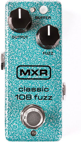 Minipedal De Efectos De Guitarra Mxr Classic 108 Fuzz