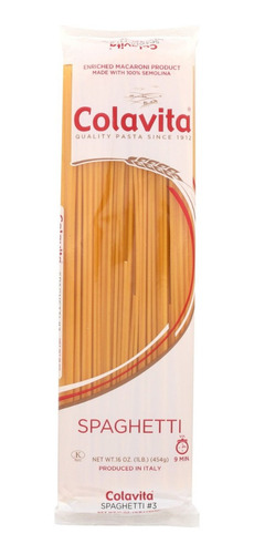 Fideos Spaghetti Colavita 454gr