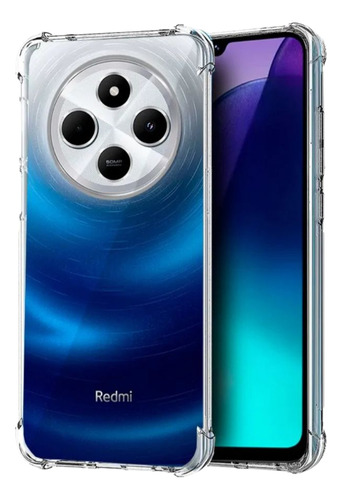 Funda Transparente Bordes Reforzado Para Modelo Xiaomi Redmi Transparente Redmi 14c/ Poco C75