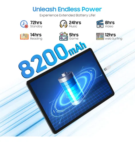 Tablet Blackview 11 Pulgadas Android 14 12 Gb Ram 128 Gb Alm