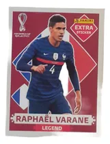 Comprar Figurita Raphael Varane Extra Sticker Base Mundial 2022