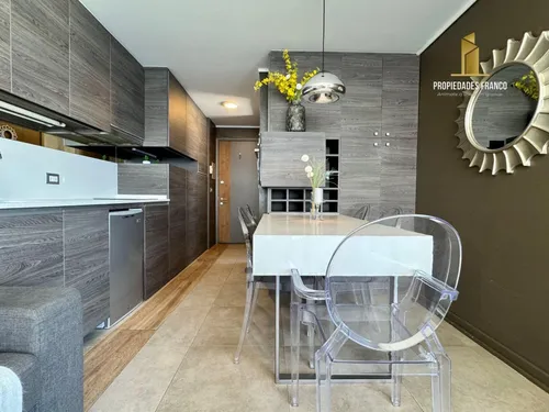 Arriendo Loft Moderno 1d 1b Vista Al Mar Reñaca Norte