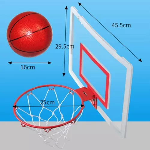 Canasta De Basquetbol Basketball Para Niños Con Bola Incluida Inflador  Calidad