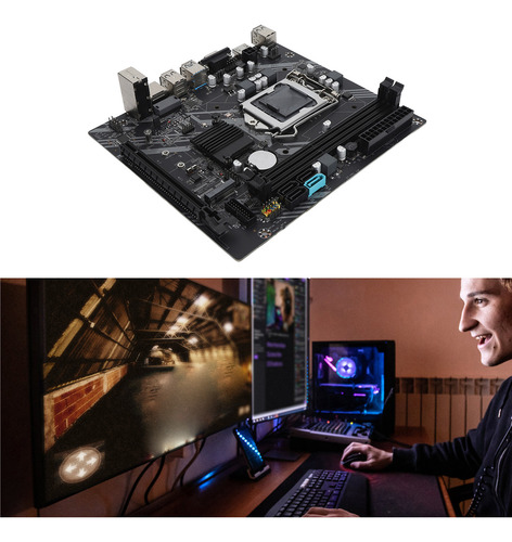 Placa Madre Ddr3 Para Juegos B75, Computadora De Doble Canal