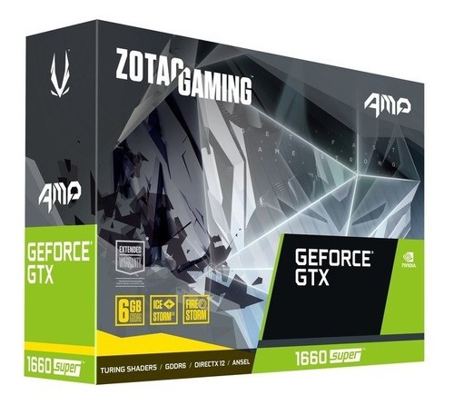 Placa De Vídeo Nvidia Zotac Gamer Geforce Gtx 1660 Super 6gb