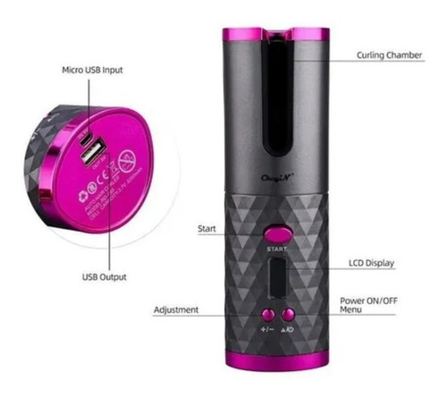 Ondulador Rizador De Cabello Portatil Automatico