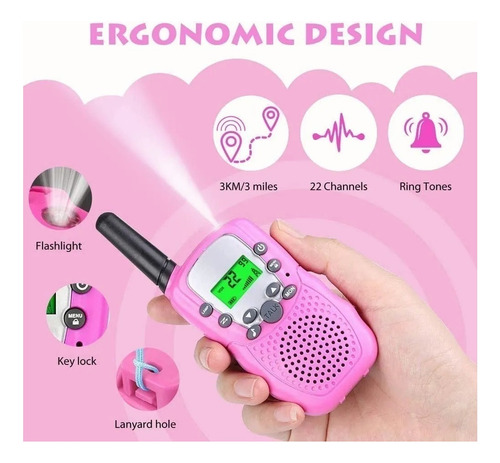 ... Set De Regalo 2 Radio Walkie Talkie Infantil Con Banda