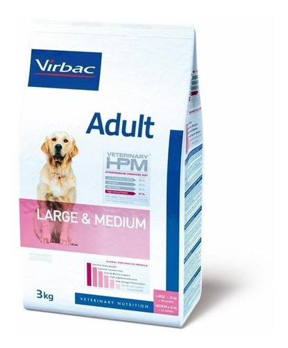 Hpm Veterinary Adultos Raza Large & Medium 12 Kg Con Regalo