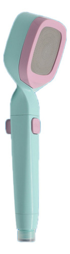 Chuveiro De 4 Engrenagens Com Filtro Rosa Azul