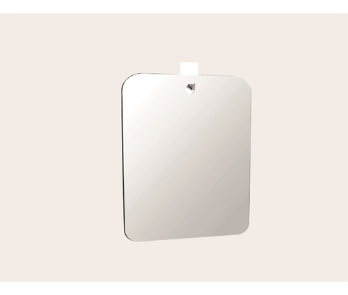 Espejo Basic Rectangular Con Bordes Redondeados
