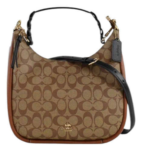 Bolsa Coach Khaki Monogram Signature Original Y Nueva
