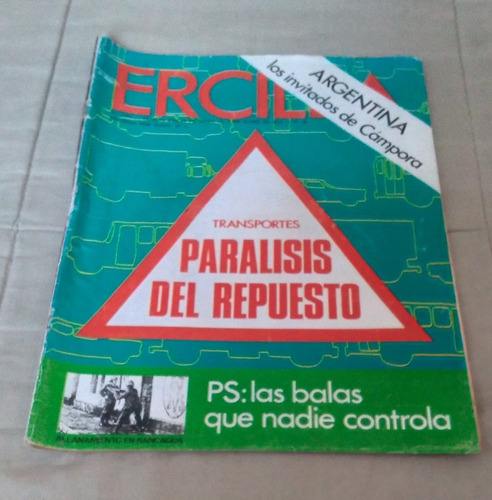 Revista Ercilla Numero 1976 Mayo 1973 Paro Mineros Rancagua