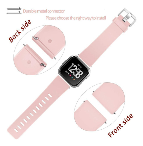 Correa Wepro, Compatible Con Reloj Fitbit Versa 2/lite Ar Xz