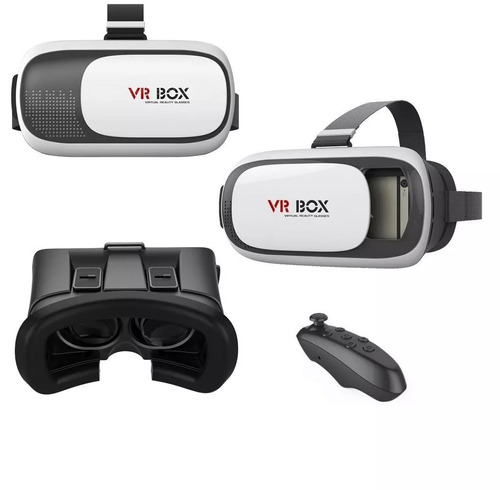 Gafas Realidad Virtual 3d Vr Box + Control Bluetooth Juegos 