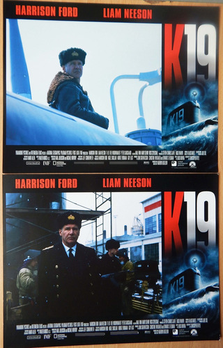 K19 Harrison Ford Liam Neeson Set 8 Fotos Cine Lobby Cards 