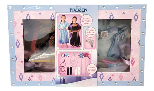 Baúl Con Disfraces Y Accesorios Fantasy Ruz Frozen