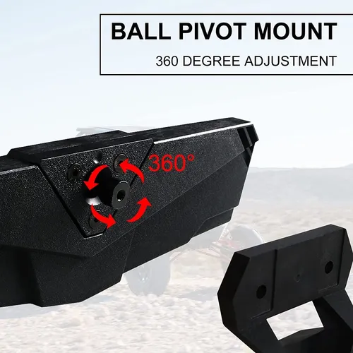Utv Central Trasera En Forma De Espejo De Polaris Rzr 2...