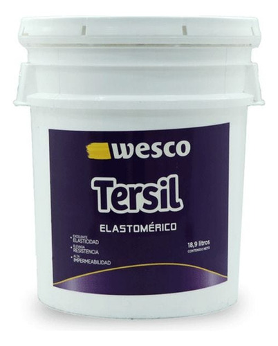 Tersil Elastomerico Blanco Caneca Wesco
