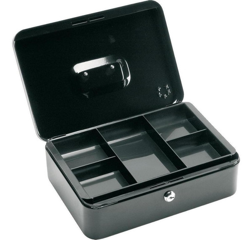 Caja De Seguridad Valores Cash Box Con Llave 20x15cm