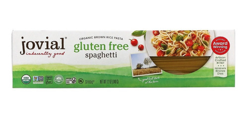 Pasta Organica Sin Gluten Spaghetti Arroz Integral 340g Se