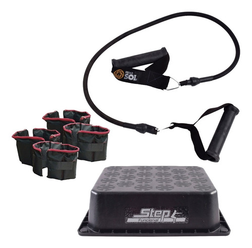 Kit Sport Maniac Step + Banda Ultra + Tobilleras 4kg