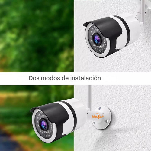 Cámara Ip Wifi Exterior Lf4810 Angular 180° Con Audio Eshopangie