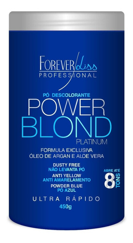 Power Blond Platinum Pódescolorante Foreverliss450gr Obeleza
