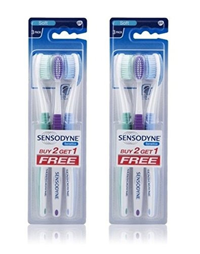 2 Sensodyne Sensitive Toothbrush Dientes Sensibles Suaves - 