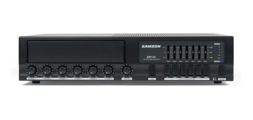Mixer Amplificador Multizona Samson Zm125 - 125w 70-100v Cuo