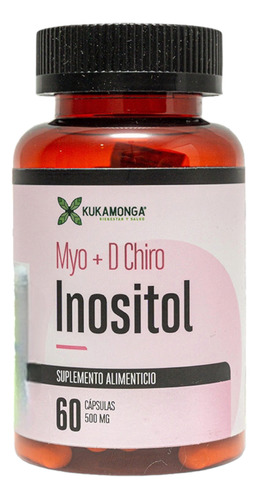Myo & D-chiro Inositol Platinum - 60 Cápsulas Kukamonga Sabor Sin Sabor