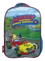 Comprar Mochila Mickey Espalda 12p Disney Cresko Sharif Express 717 Color Azul\u002Frojo Diseño De La Tela Mickey Mouse