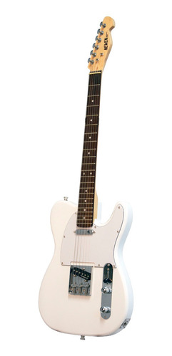 Imagen 1 de 1 de Guitarra eléctrica Newen tl newen de lenga blanca laca poliuretánica con diapasón de palo de rosa
