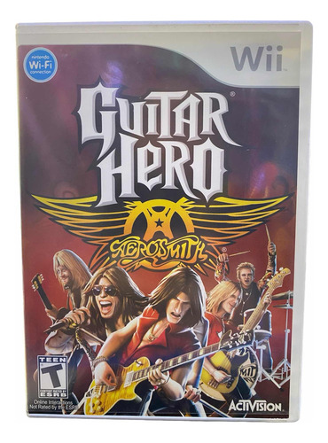 Jogo Guitar Hero Aerosmith Nintendo Wii Completo