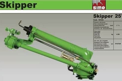 Cañon Aspersor A Turbina Skipper De Sime