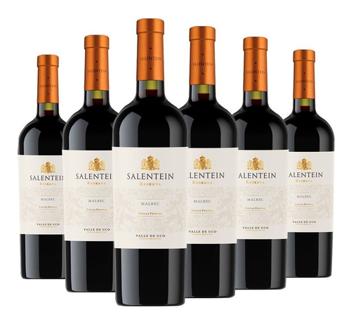 Vino Salentein Reserva Malbec 6x750cc Caja X6