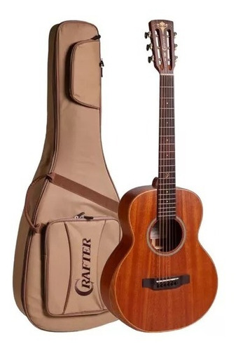 Violão Crafter Grand Mino Alm Aço Eq Ds-2 Tampo Sólido + Bag