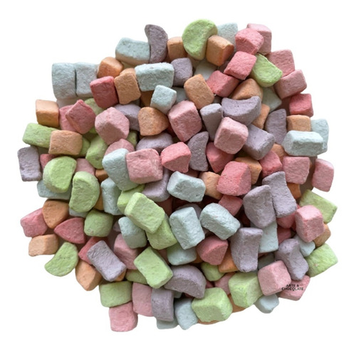 Malvaviscos Deshidratados Bits Cereal Micro Mini Color 190g