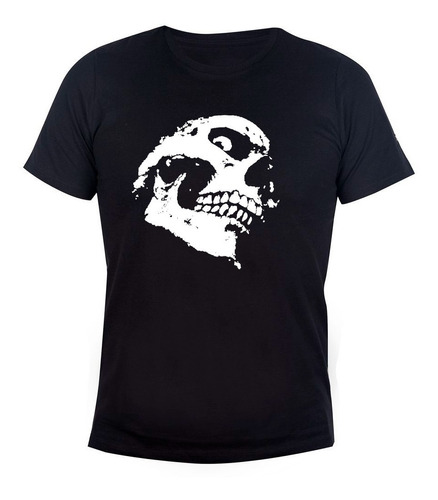 Remera Hombre Algodón Calavera