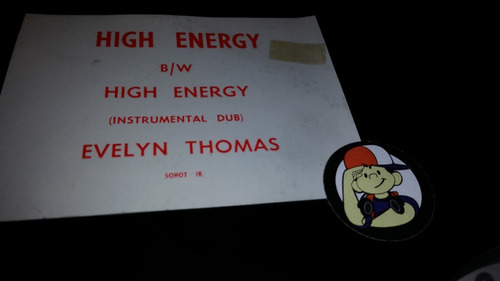 Evelyn Thomas High Energy Vinilo Maxi Uk 1984